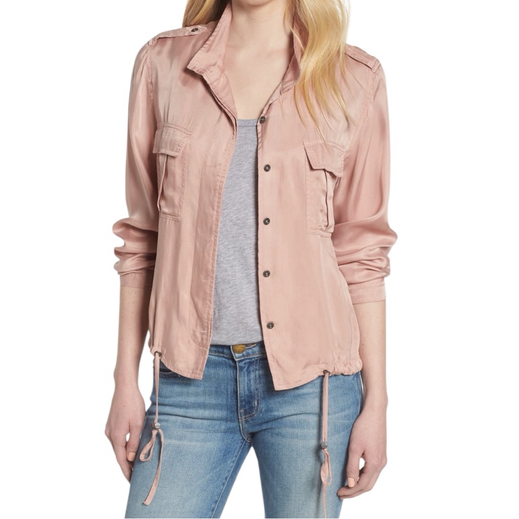 Rails Rowen Military Jacket Size Medium In Blush